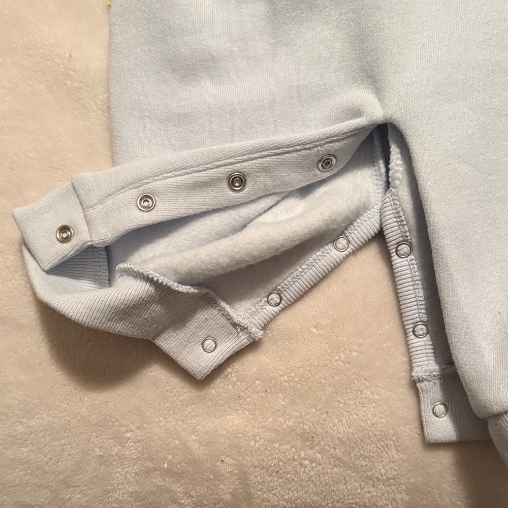 Blue Bear Print Kids One Piece - Picture 2 of 6